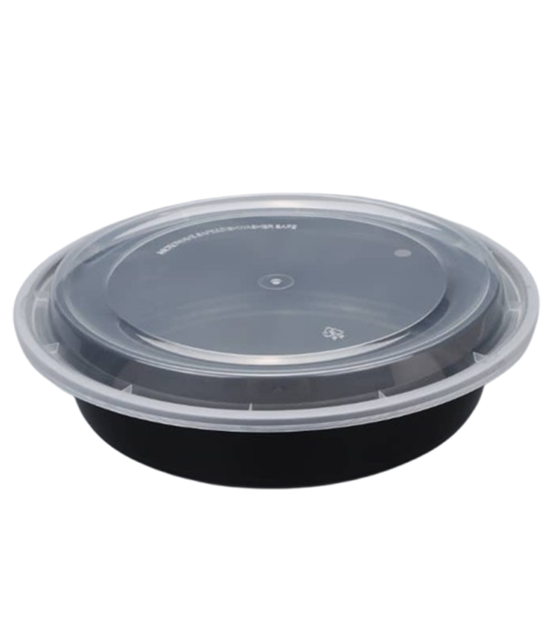 Eco-Friendly Disposable Round Food Containers