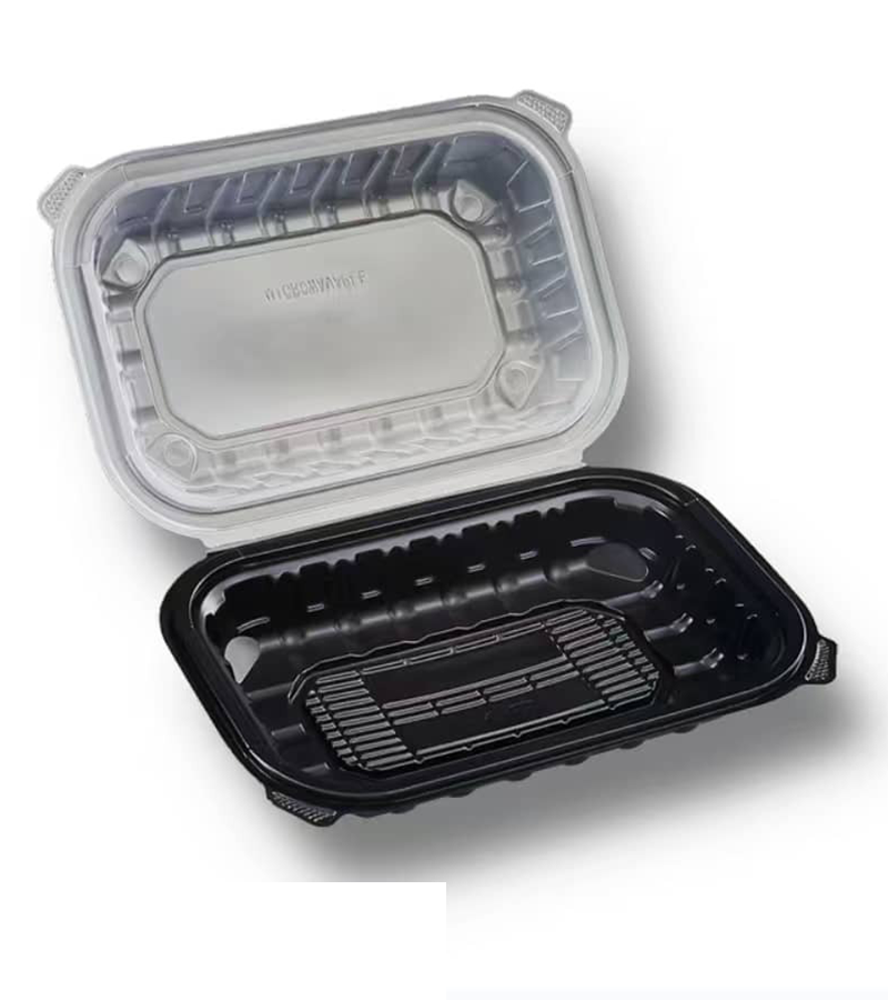 9x6 Polypropylene Hinged Container – 1 Compartment