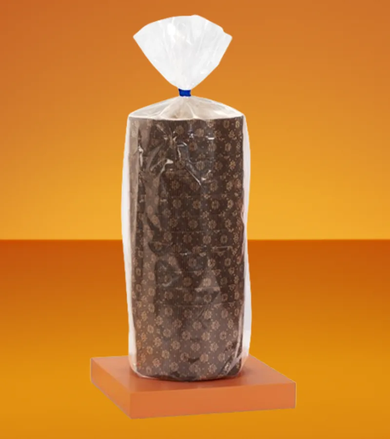 Tall rigid panettone mould with external wave Professional Line