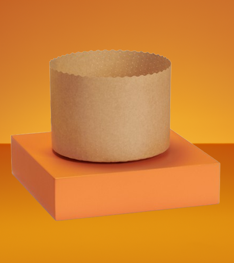 Tall panettone mould – natural paper without print
